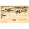 Image 1 : Lake Keuka Navigation Co. Annual Pass, 1890