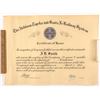 Image 1 : Retirement Certificate from the Atchison, Topeka & Santa Fe Railroad