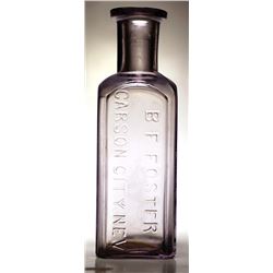 B. F. Foster Druggist Bottle