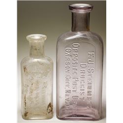 F. J. Steinmetz Druggist Bottles (2)