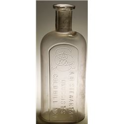 A. B.  Stewart & Co. Druggists Bottle