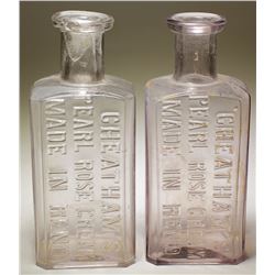 Cheatham's Pearl Rose Cream Bottles (2)