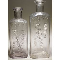 S. J. Hodgkinson Druggist Bottles (2)