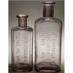 Wm. Pinniger Drug Bottles (2)