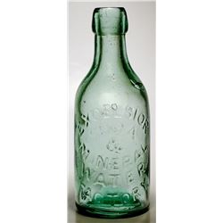 Excelsior Soda & Mineral Water Factory Bottle