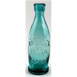 Crystal Water Co. Soda Bottle