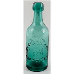 Pacific Soda Works, Classen & Co. Soda Bottle