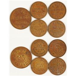 Caton Lumber Co. Tokens (Avinger, Texas)