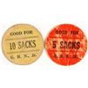 Image 1 : G. H. N. Jr. Tokens (Egypt, Texas)