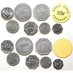 NCO Open Mess Tokens (Kelly AFB, Texas)