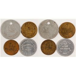 Four Different Kerrville, Texas Tokens