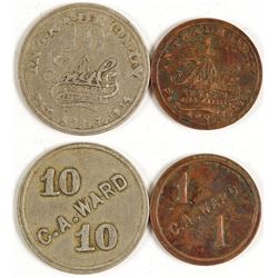 C. A Ward Tokens (Louise, Texas)