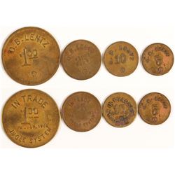 O. B. Lentz Tokens (Red Rock, Texas)