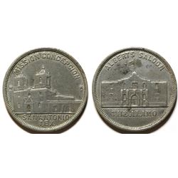Albert's Saloon Token (San Antonio, Texas)