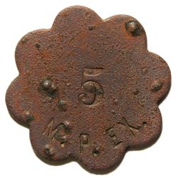 5 M. P. EX. Token (Texas City, Texas)