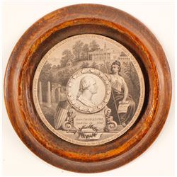 Geo. Washington Litho on Mt. Vernon Wood