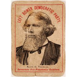 Allen G. Thurman Political Card