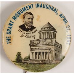 Grant Monument Memorial Button