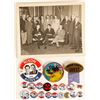 Image 1 : Richard Nixon Autographed Photo and Buttons