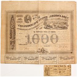 Confederate $1000 Bond