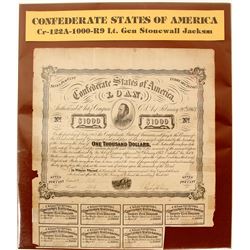 Confederate States Bond CR122a