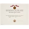 Image 1 : Army Good Conduct Medal Certificate