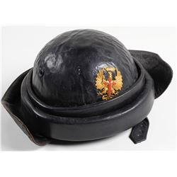 German Hard Leather Helmet