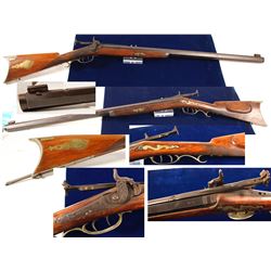 .42 cal. Alvan Pratt Percussion target rifle