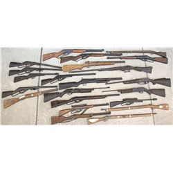 A Group of Toy Guns, Air Rifles, and BB Guns