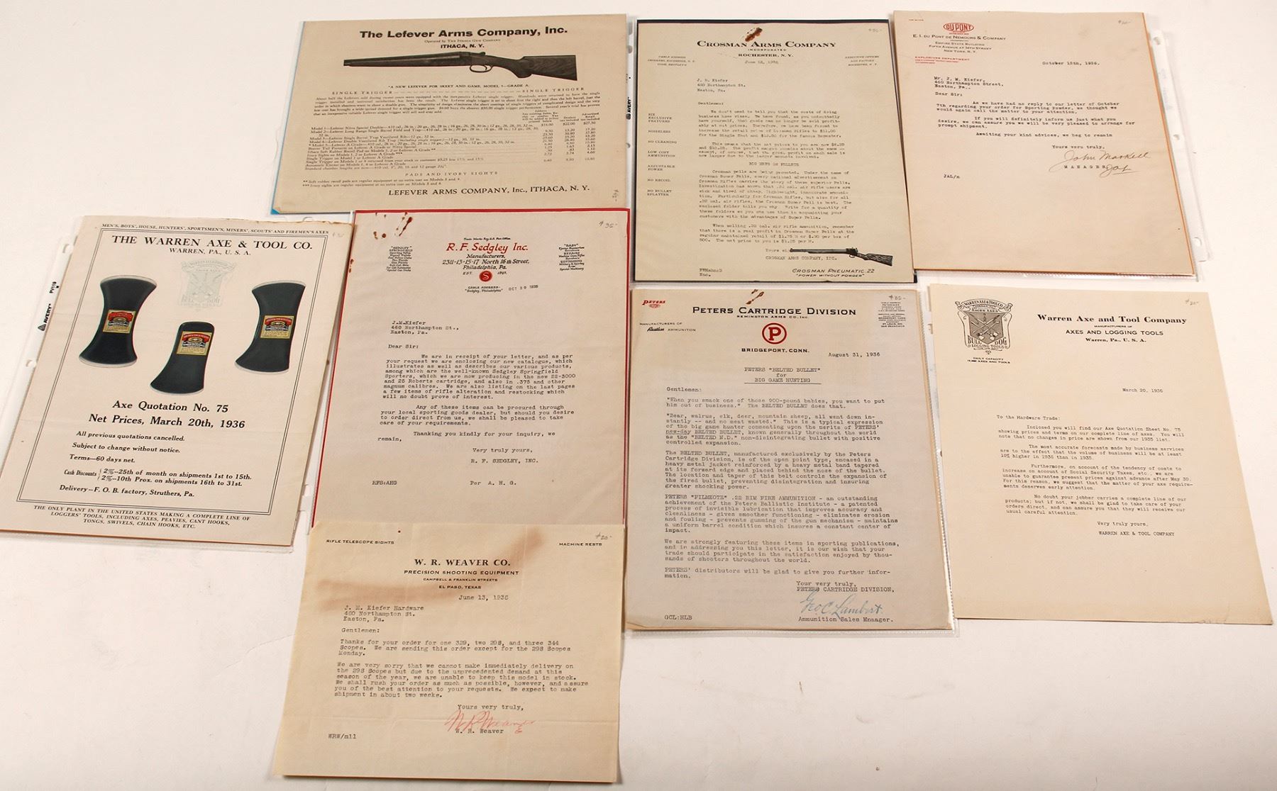 Firearms Letter Archive
