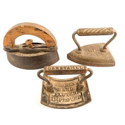 3 Different Vintage Irons