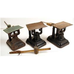 Trio of Fairbanks Postal Scales
