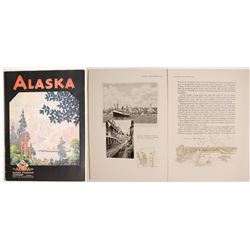 Alaska Steamship Line Book with Map