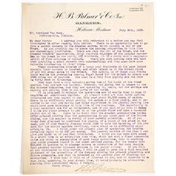 Klondike Gold Rush Letter about Salmon Cannery