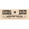 Image 1 : Tombstone, Arizona Newspaper Advertising Card