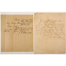 Rare Arizona Town letters