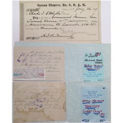 Three Territorial Arizona Checks / Drafts