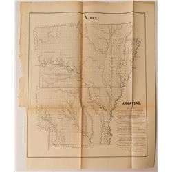 1855 Arkansas Map