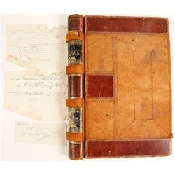 Bodie Documents and an Old Ledger Binding