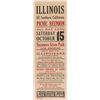 Image 1 : Illinois Picnic Reunion Broadside