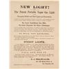 Image 1 : c.1870s SF Advertisement for Vapor Gas Lights