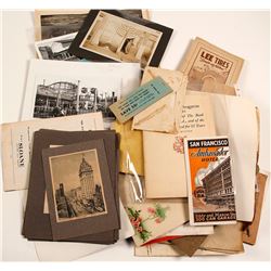 Large San Francisco Photo and Ephemera Collection