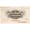 Image 1 : O.E. Olsen Lithograph Co. Business Card, San Francisco