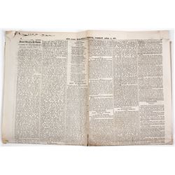 Newspaper Article on Vasquez Hanging
