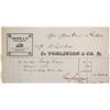 Image 1 : Tomlinson & Co. Forwarding & Commission Merchants Billhead, San Pedro, 1865