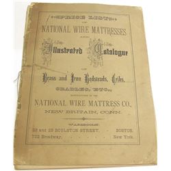 1881 Price List of National Wire Mattresses