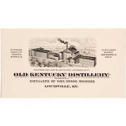 Old Kentucky Distillery Business Card