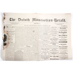1876 Duluth Newspaper