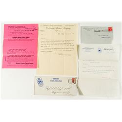 Two Advertising Envelopes w/ Letters from Tobacco Companies