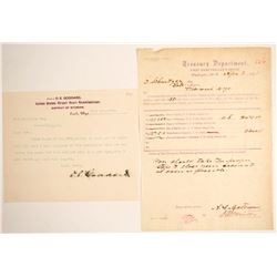 Wyoming Legal Document and Treasury Dept. Draft